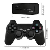 Retro M8 Wireless Game Console Stick – 4K, 20,000 Emulators, 9 Built-in Games, PS1 Compatible