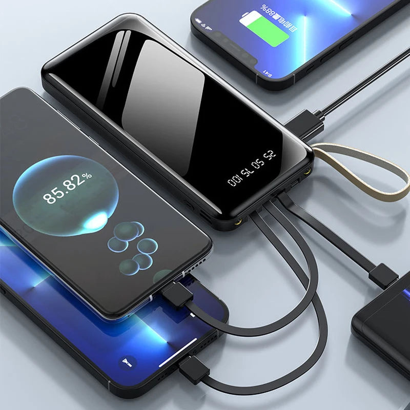 2025 New 20000mAh Power Bank External Battery Large Capacity Fast Charging Portable for Samsung IPhone Xiaomi x