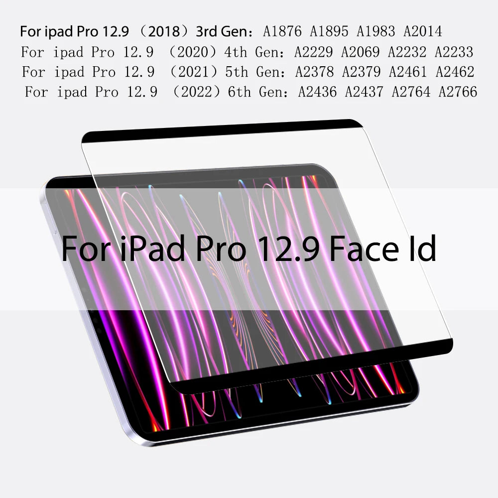 Paper Magnetic Like Screen Protector For Ipad 9 8 7 6 5 9th Generation 10 Ipad Pro 11 12.9 10.5 9.7 Air 5 4 13 2024 Mini 6 Film