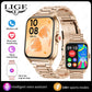 LIGE New 2025 With Flashlight Waterproof Smartwatch Men Bluetooth Calling  Women Multiple Sports Modes Man
