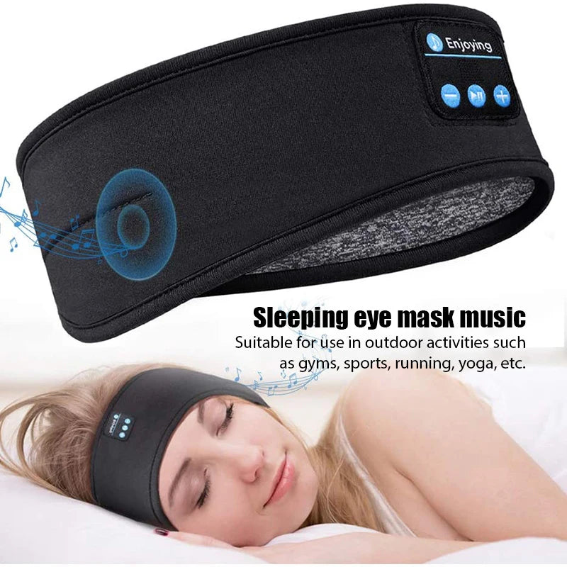 Fone Bluetooth Earphones Sports Sleeping Elastic Wireless Music Eye Mask Wireless Bluetooth Headband