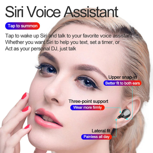 L21 Pro TWS Wireless Headphones Bluetooth HIFI Lossless Sound Sport Waterproof For All Smartphones