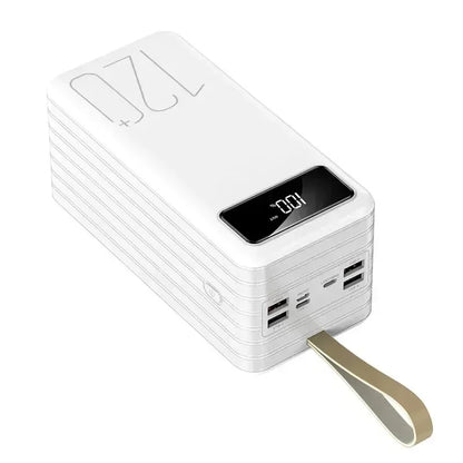 120000mAh Power Bank Fast Charging W/LED Light 120W Portable Super External Battery Laptop for Iphone Huawei