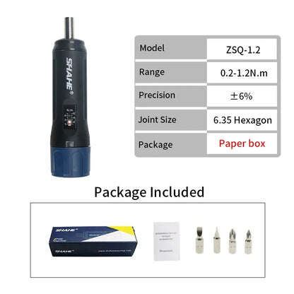 SHAHE Professional High Precision Preset Torque Screwdriver Economical Torque Wrench Hand Tools