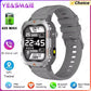 New for Outdoor Smartwatch Military  Men with Led Lighting Bluetooth Call Fitness Heart Rate