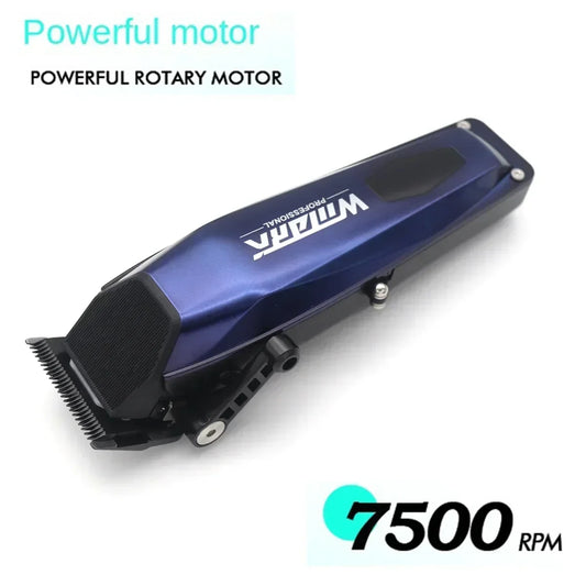 WMARK NG-125 Professional Hair Clipper – 7500RPM, Rotating Motor, 5 Blade Adjustments