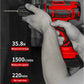 Dual Speed Hand Eletric Drill 12V 18V 48V Power Display with LED Light 42N.M Torque 2200r/min 10mm Chuck