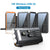 Waterproof Solar Power Bank 43800mAh Fast Wireless Charger for iPhone 15 14 Samsung Huawei Xiaomi PD 20W Fast