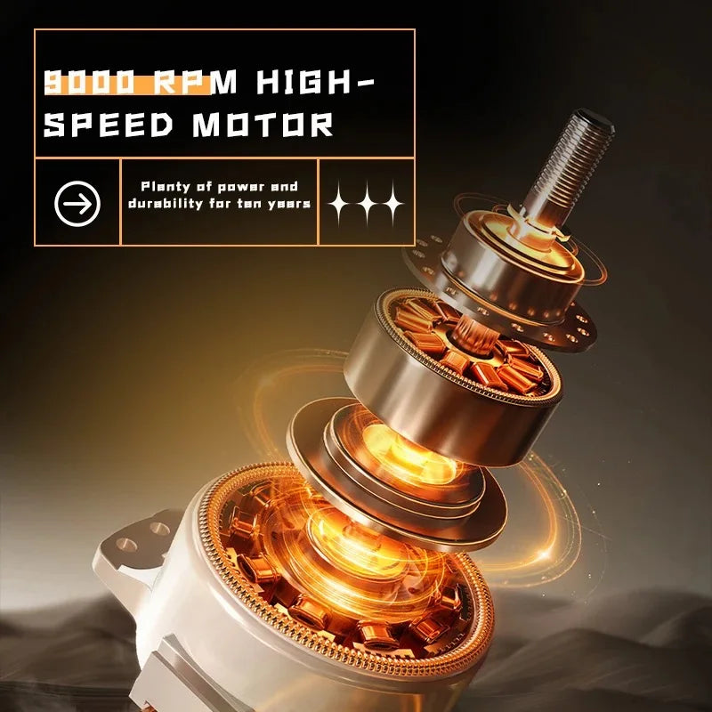 Kemei Professional Barber Clipper – Cordless, Metal Body, 9000RPM