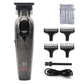 Zero Gapped Hair Trimmer – DLC T-Blade, LED Display, Low Noise, Cordless