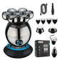 7D Floating Head Electric Shaver – Portable Waterproof Beard & Skull Trimmer for Men