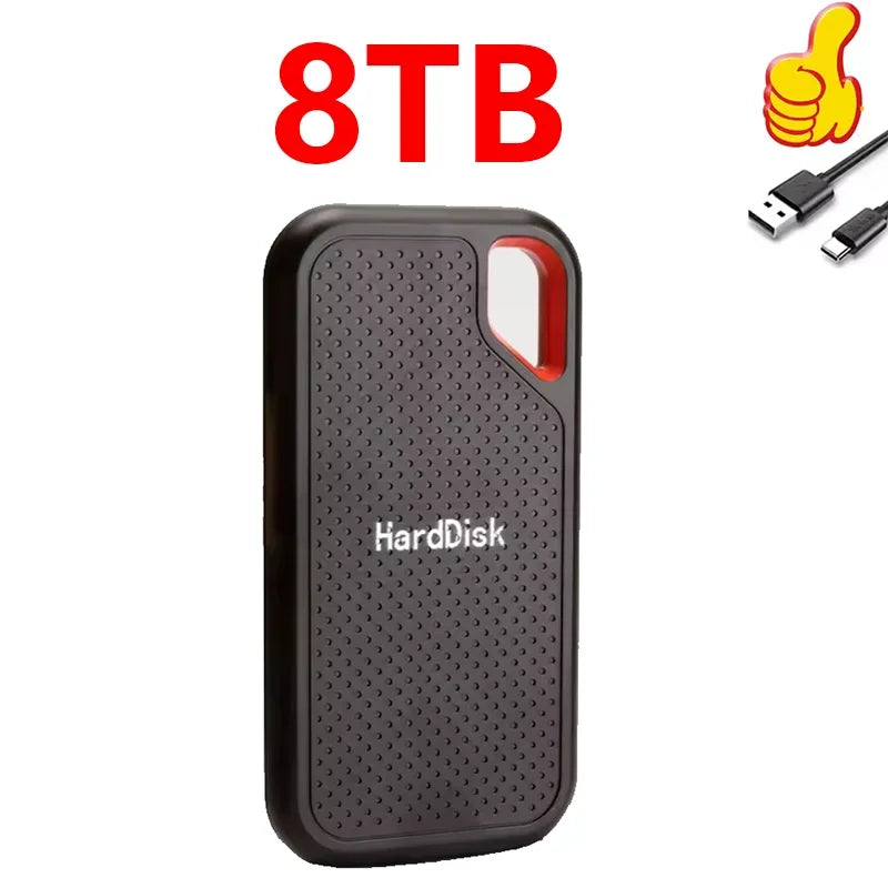 Portable External Hard Drive & SSD – 1TB/2TB/4TB USB 3.2 for Laptop, PC & Mac