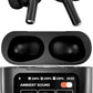 A9Pro Black in Ear Multi Function Touch Screen Wireless Bluetooth Earphones Compatible with Dual System 5.4 Bluetooth Waterproof
