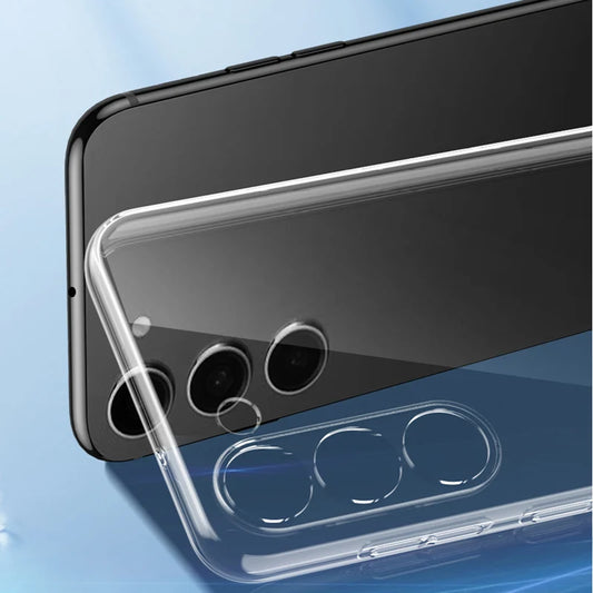 Clear Phone Case For Samsung Galaxy A54 A34 A14 A05 A05S A15 A35 A55 5G Soft Silicone For Samsung A56 A36 A26 A16 A06