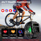 LAXASFIT New Outdoor Military Smartwatch Bluetooth Talking 1.73 Inch LED Sports Fitness