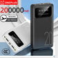 OnePlus 200000mAh PowerBank Large Capacity External Battery USB Fast Charging LED Display Portable Phone Charger For iphone