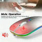 Wireless Rechargeable Silent LED Backlit Mouse – Dual Mode Bluetooth & 2.4GHz