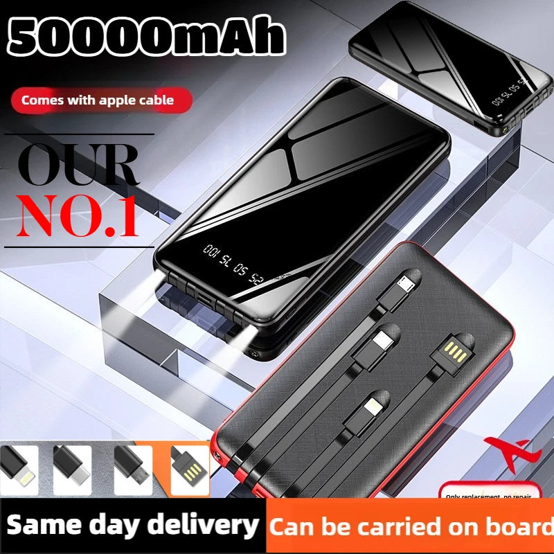 2025 New 20000mAh Power Bank External Battery Large Capacity Fast Charging Portable for Samsung IPhone Xiaomi x