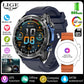 LIGE GPS Offline Map Smart Watch 860mAh Outdoor Sports Compass Altimeter 4GB Memory AMOLED Voice Call 3ATM Men Bracelets