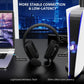 ATTACK SHARK L80PRO Wireless Gaming Headset Detachable Dual Microphone-Lightweight with Tri-Mode(2.4GHz USB C&A/BT/Wir