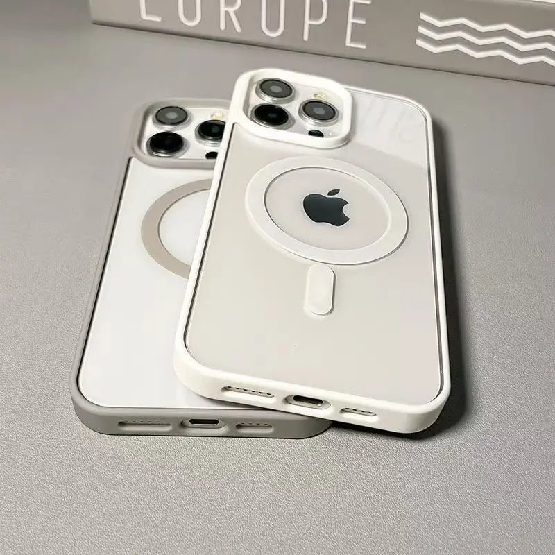 Luxury Candy Magsafe Wireless Charge Phone Case For iPhone 17 16 15 14 13 12 11 Pro Max 16 Plus 16e 17 Air Magnetic Bumper