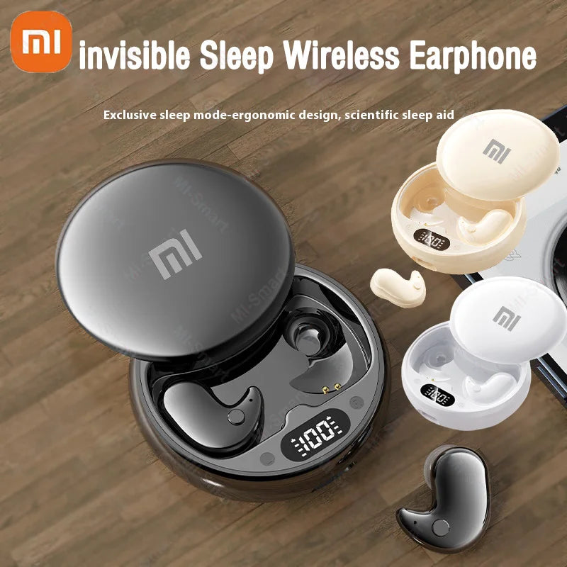 Xiaomi Y36 Sleep Mini Invisible Earphones with Mic Sports Stereo Bluetooth 5.3 Ipx5 Waterproof