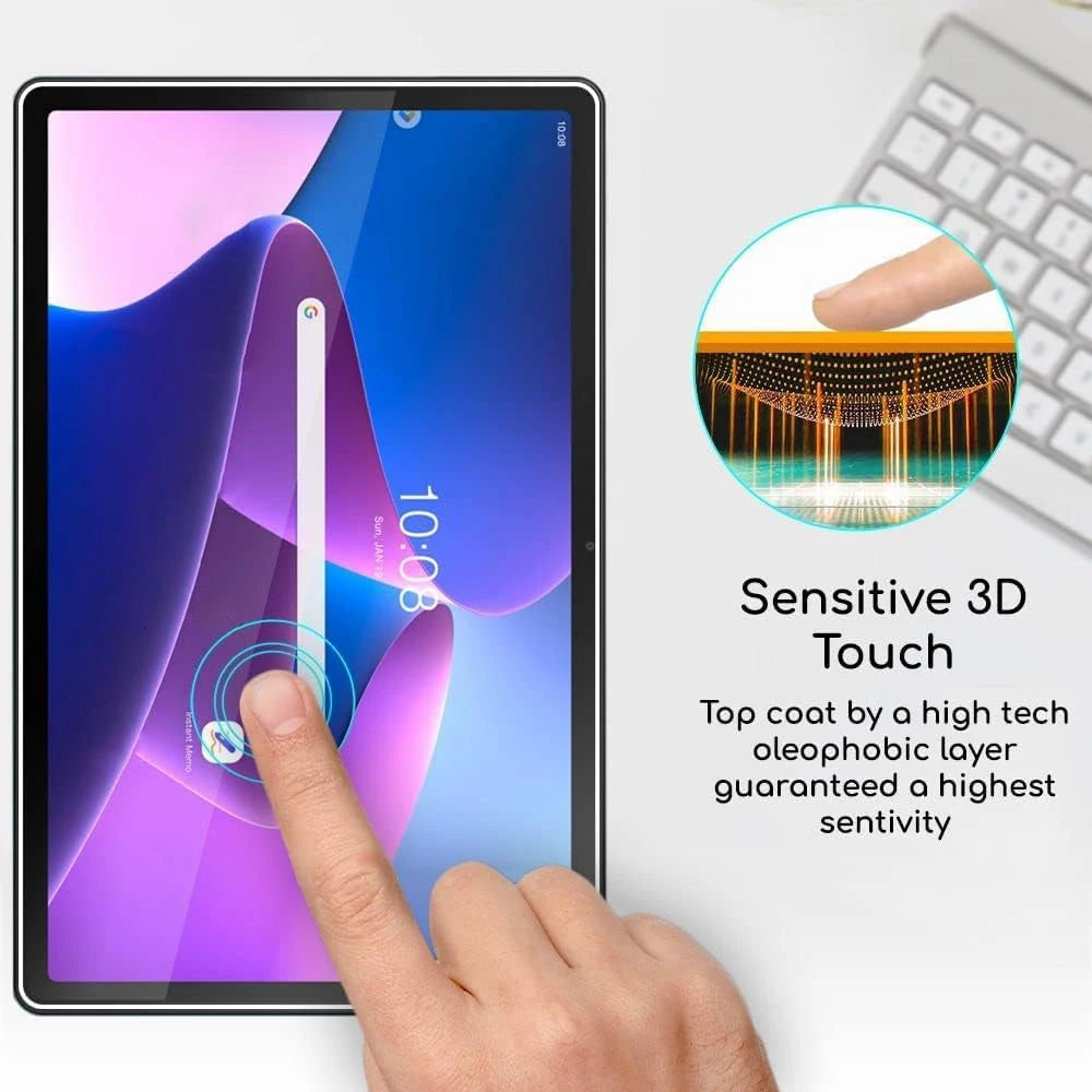 2pcs Tempered For Lenovo Tab M10 Plus 3rd Gen 10.6'' 2022 TB128FU TB125FU Clear Anti Scratch Screen Protector Tablet Film