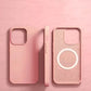 For Apple iPhone 16 15 14 13 Pro Max Plus For Magsafe Luxury Magnetic Liquid Silicone Case Shockproof Wireless Charge Soft