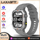 LAXASFIT New Outdoor Military Smartwatch Bluetooth Talking 1.73 Inch LED Sports Fitness