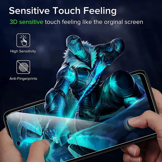 Full Glue HD 2.5D Tempered Glass For Motorola Moto G04 G04S E14 G14 G24 Power Screen Protector For G34 G54 G64 G64Y G84 G75 5G