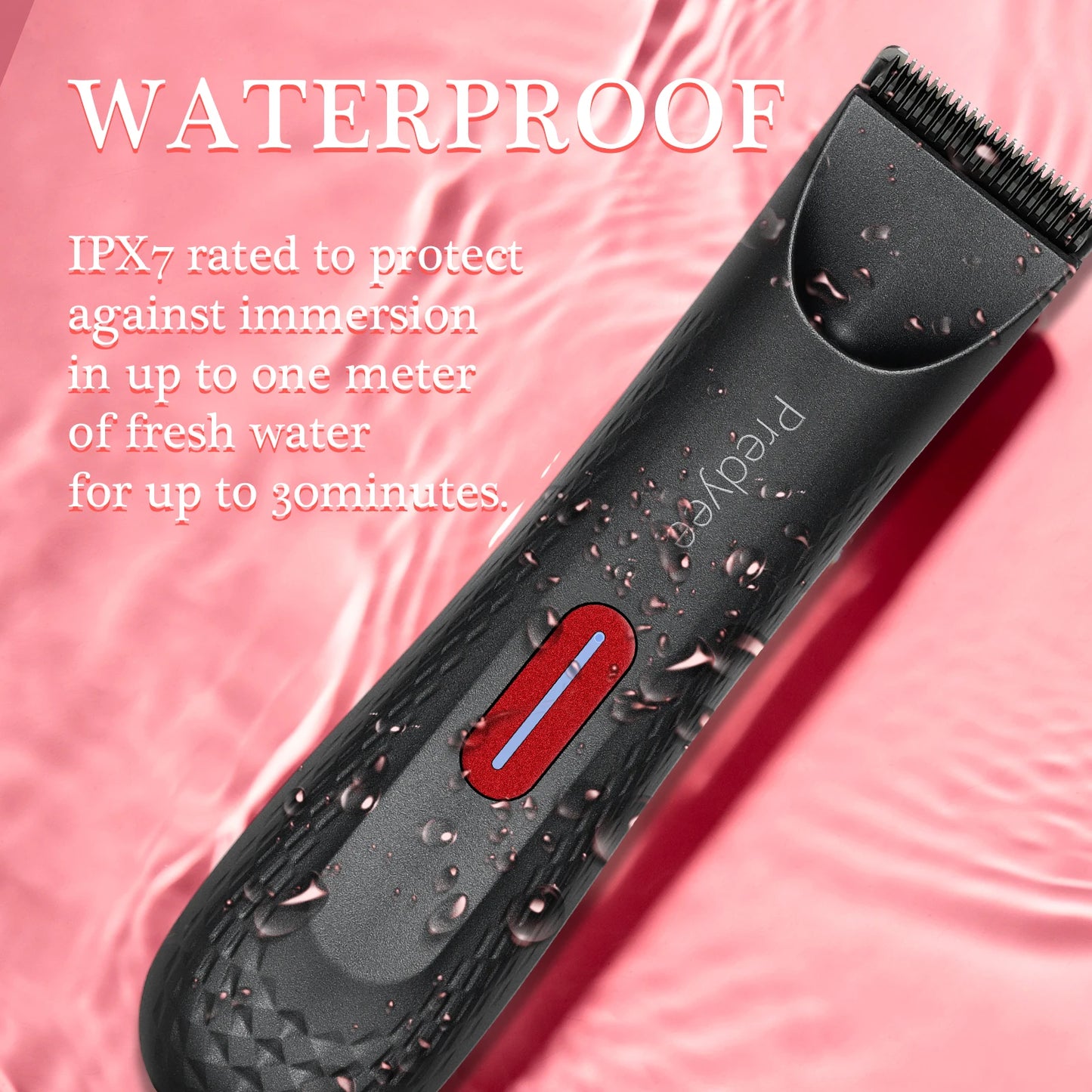 Women’s Electric Intimate Trimmer – Waterproof Body Groomer with Ceramic Blade