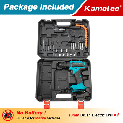 Kamolee Cordless Impact Drill for Makita 18V – 13mm/10mm Chuck