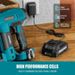 ALLOYPOWER 2-in-1 Cordless Brad Nailer & Stapler – 2.0Ah Battery + Nails & Staples