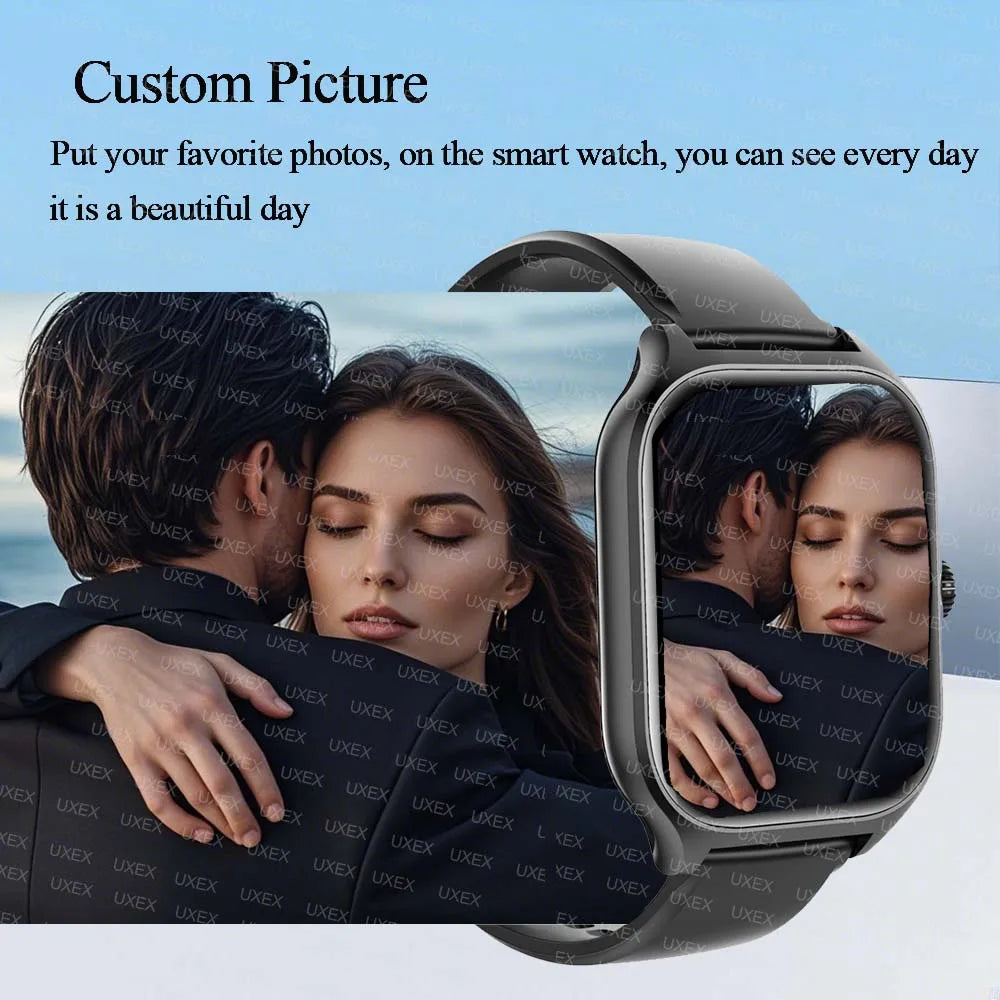 2025 Smart Watch Men Women 1.73” Inch Sports Fitness Watch Wireless Call Custom Photo Android Phone Digital Multidial Smartwatch
