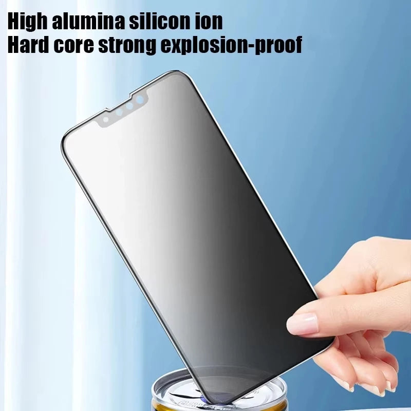 5PCS Matte Privacy Screen Protectors For iPhone 17 16 15 Pro Max 14 13 12 11 17Air X XR XS Max 7 8 Plus SE Anti Spy Ceramic Film