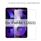 For Ipad A16 10 9 9th 10th Generation Pro 13 M4 12.9 Tempered Glass Screen Protector For Ipad Air 11 M2 M3 5 4 3 2 Mini 6 7 Film