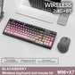 M96 Screen Wireless gaming equipment Kit ZIYOULANG Bluetooth Keyboard With Mouse Gaming,Electronic Screen, Multi-Device Connection