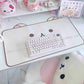 Kawaii Cute Ins Style Mouse Pad Original Cat Large Size Leather Waterproof
