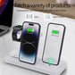 Foldable 6 In 1 Wireless Charger Stand For iPhone 15 14 13 12 11 X Apple Watch 8 7 6 5 4 3 2 Airpods Fast Charging Dock Station