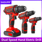 Dual Speed Hand Eletric Drill 12V 18V 48V Power Display with LED Light 42N.M Torque 2200r/min 10mm Chuck