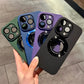 Luxury Frosted Solid Color Case For iPhone 17 16 Pro Max 17 Air 11 12 13 14 15 Plus For Magsafe Magnetic Camera Protection Cover