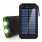Solar Power Bank 80000mAh Portable Charger External Battery Charger Strong Light LDE Light For All Smartphones