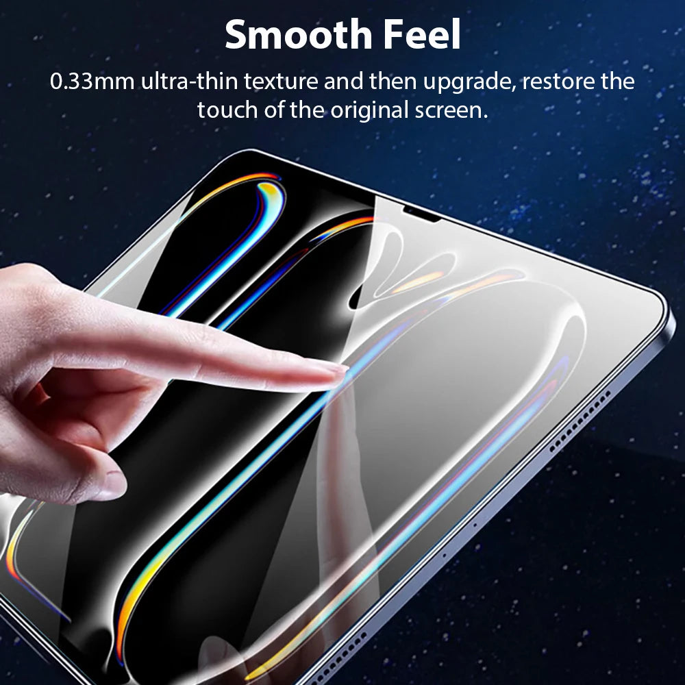 Screen Protector Tempered Glass For Ipad Pro 13 11 M4 12.9 A16 10 9 10th 9th Generation Air 5 4 3 M3 M2 Mini A17 7 6 Accessories