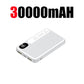OnePlus Mini Power Bank 30000mAh Large Capacity Fast With Built-in 3 Cables Battery For IPhone Samsung Huawei