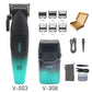 VGR Professional Hair Clipper Kit – DLC Blade, Full Metal Body, LED Display