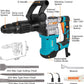 1300W SDS-Max Demolition Jack Hammer – 11A Electric Chipping Tool for Tile Removal