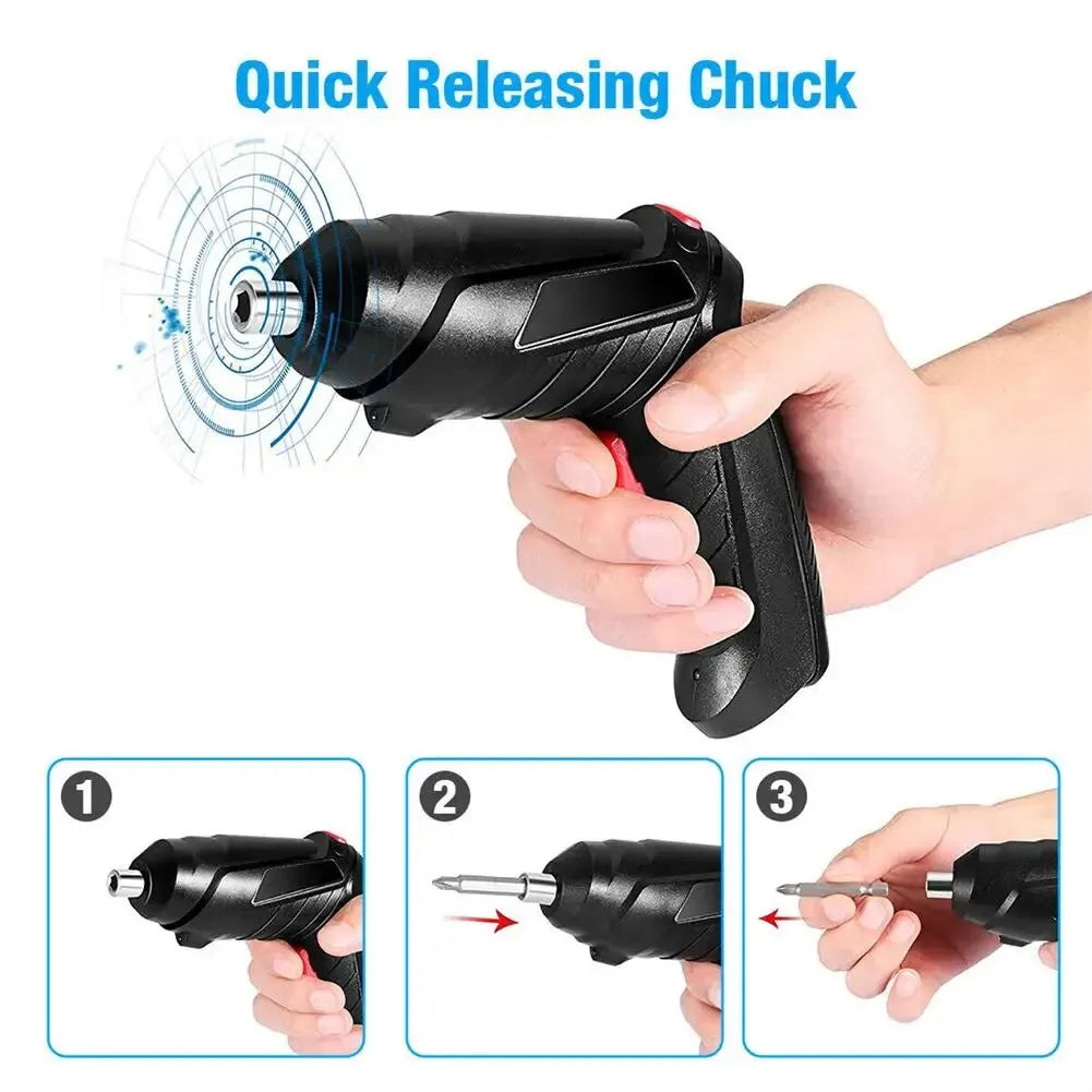 electric screw driver Mini Household  Drill Rotated Cordless Power Tools Household Maintenance Repair