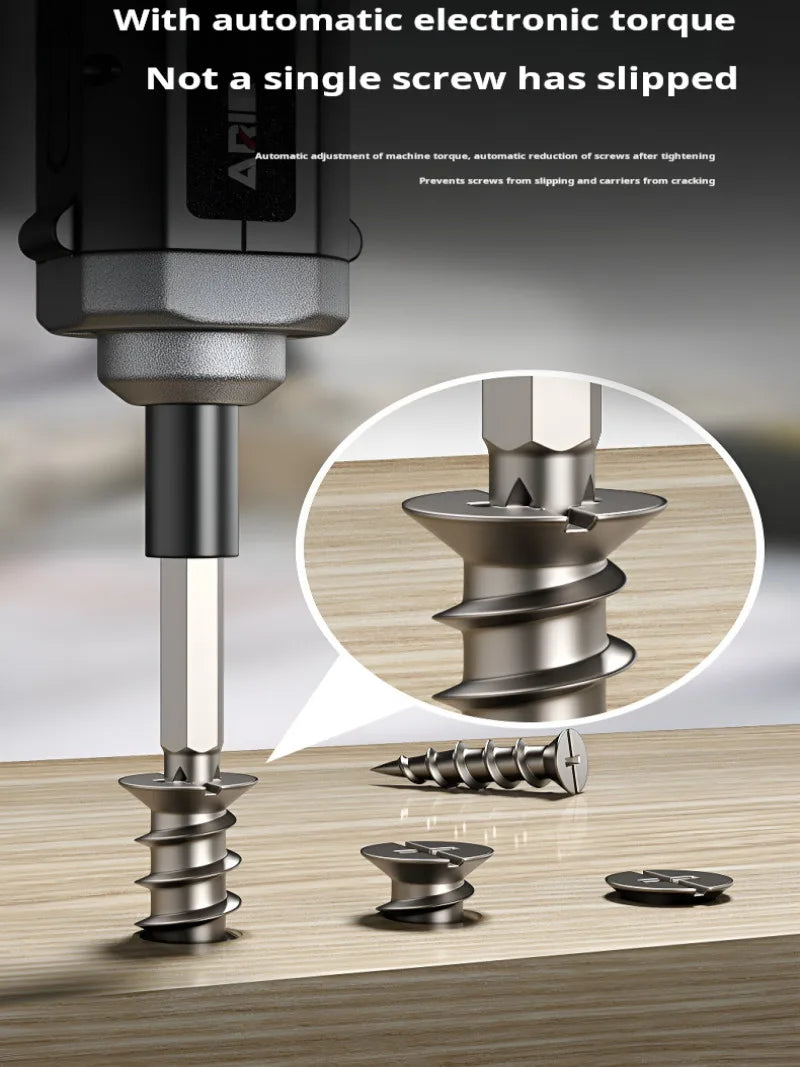 Home small screwdriver rechargeable electric screwdriver strong drill set