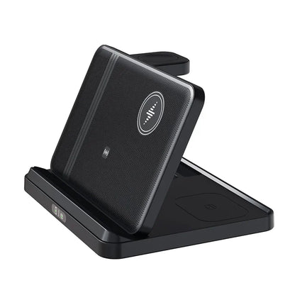 3 in 1 Foldable Fast Charging Dock Station Wireless Charger Stand For Samsung Z Fold Zflip5 S25 S24 Ultra Galaxy Watch 6 5 Buds2