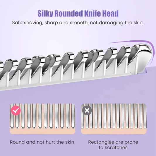 2025 New 2-in-1 Electric Razor for Women – Painless Hair Removal & Body Trimmer